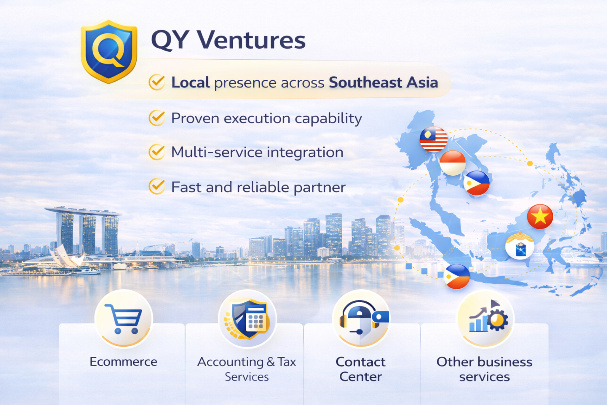 Local presence across Southeast Asia