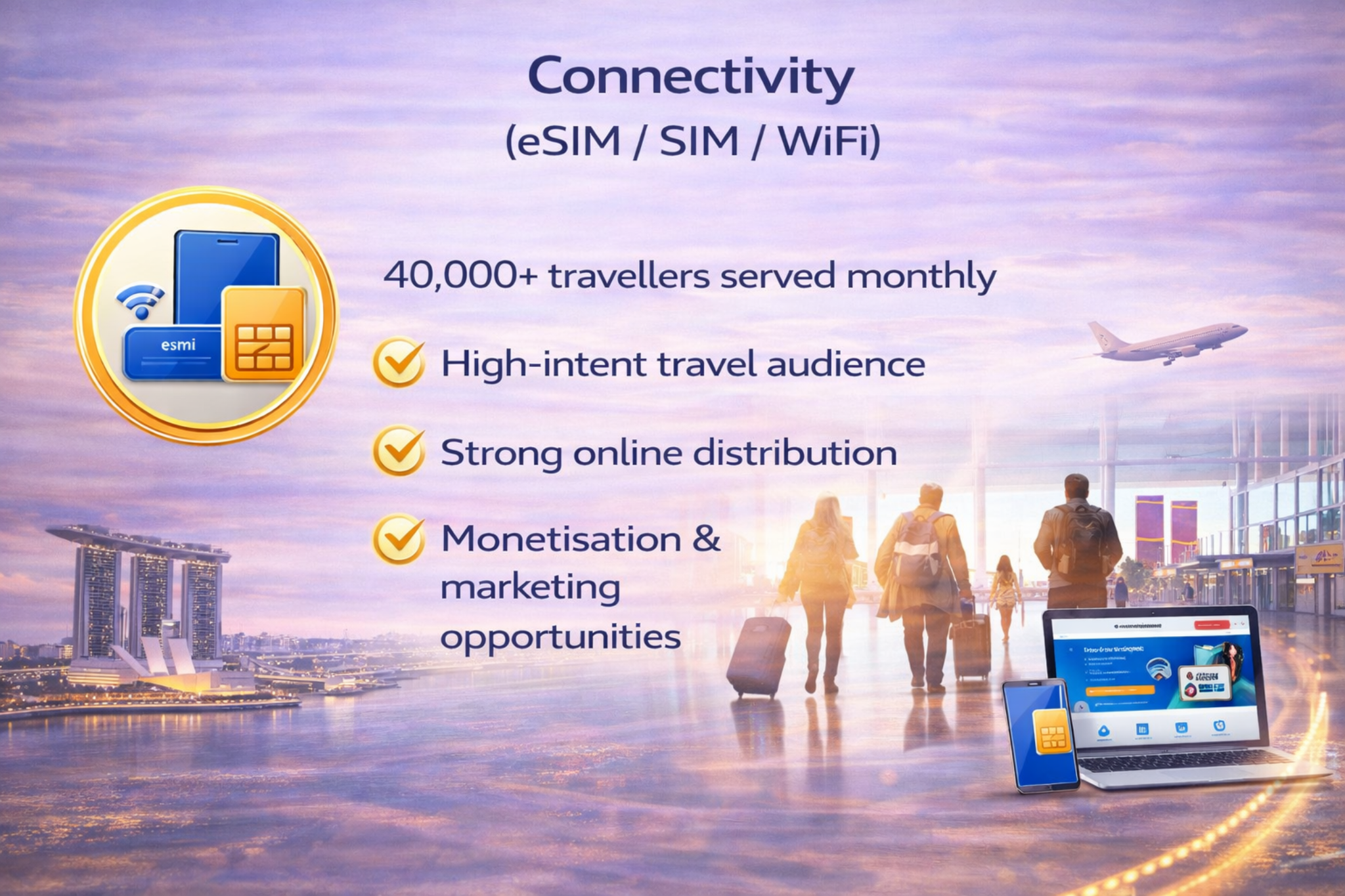 Connectivity eSIM SIM WiFi